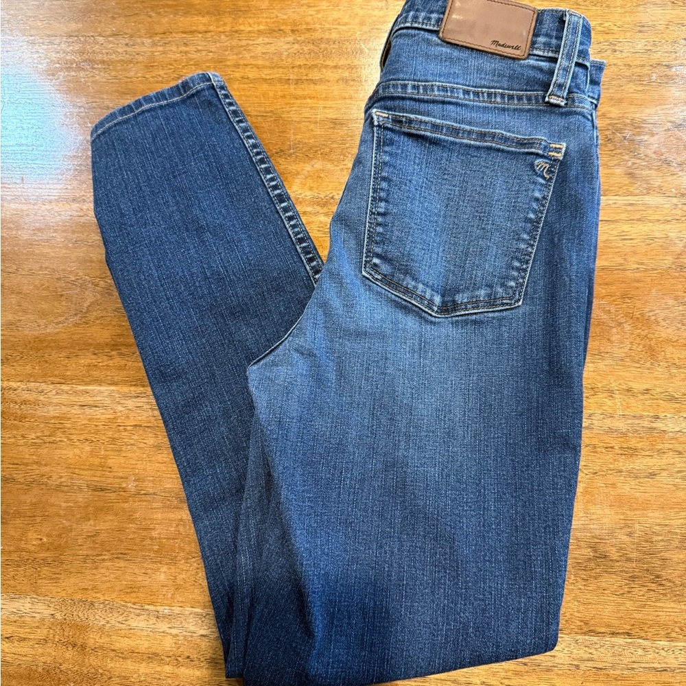 Madewell Women 26 10’ High Rise Skinny Medium Blue Wash Jeans